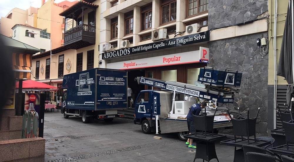 Mudanzas locales en Canarias